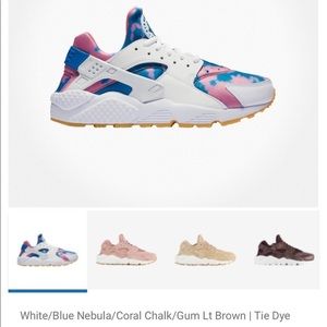 huaraches pink and blue